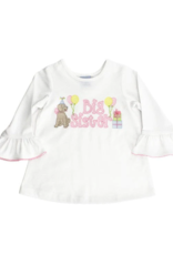 The Bailey Boys White Knit Big Sister L/S Tee