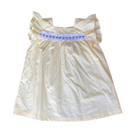 Little Louanne Paw Print Ribbon Dress