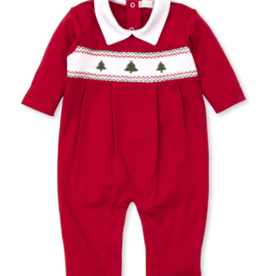 Kissy Kissy CLB Red Playsuit W/ Holiday Smock