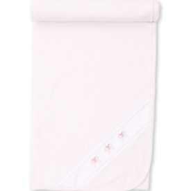 Kissy Kissy Classic Treasures Blanket Pink Stripe Bows