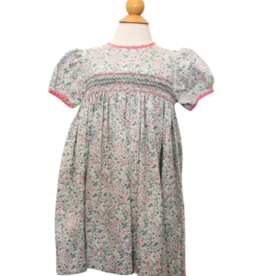 Peggy Green Highgrove Floral Amelie Smocked Dress