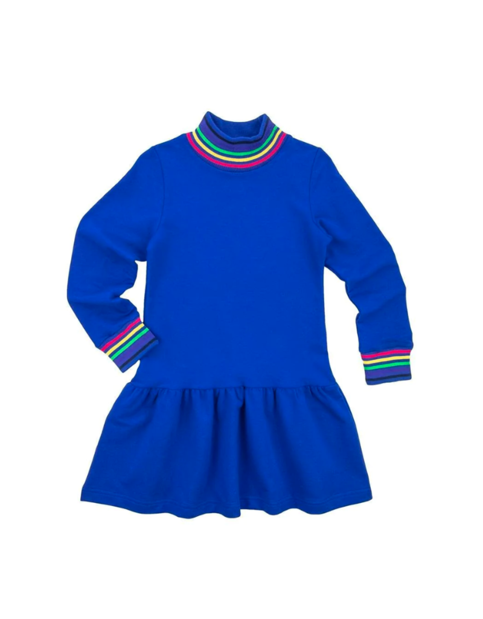 Florence Eiseman Royal French Terry Sweatshirt Dress