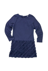Florence Eiseman Knit Dress With Shirred Ruffles