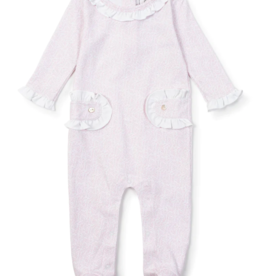 Lila and Hayes Lucy Romper Pink Tiny  Vine