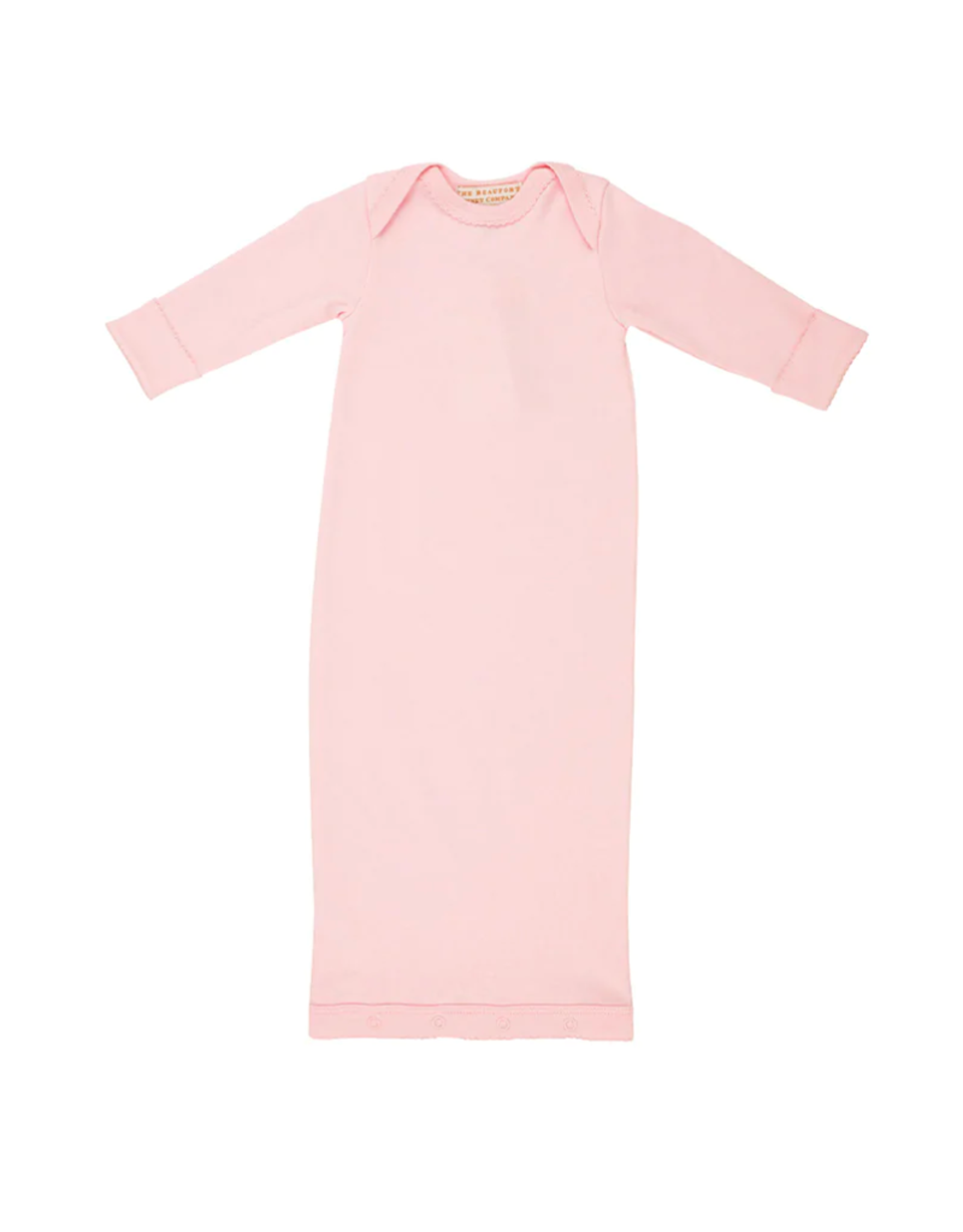 The Beaufort Bonnet Company Sadler Sack Gown Palm Beach Pink 0/3m