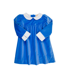 The Beaufort Bonnet Company Patsys Dinner Party Dress, Barbados Blue Velveteen The Beaufort Bonnet Company Patsys Dinner Party Dress, Barbados Blue Velveteen