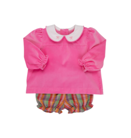 The Beaufort Bonnet Company Bon Air Bloomer Set, Hamptons Hot Pink Velveteen The Beaufort Bonnet Company Bon Air Bloomer Set, Hamptons Hot Pink Velveteen