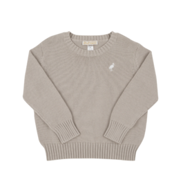 The Beaufort Bonnet Company Isaac's Sweater, Tuscaloosa Taupe The Beaufort Bonnet Company Isaac's Sweater, Tuscaloosa Taupe