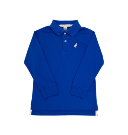 The Beaufort Bonnet Company Prim & Proper LS Pima Polo, Rockefeller Royal