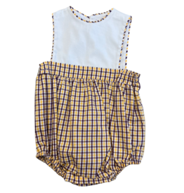 Anvy Kids Purple/Gold Check William Bubble