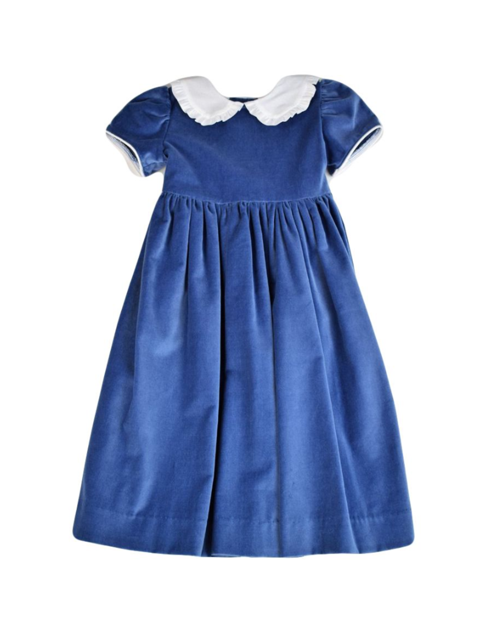 Funtasia Too Blue Velvet Waistline Dress