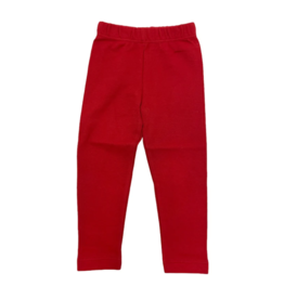 Luigi Straight Leggings Deep Red