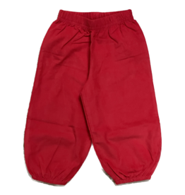 Luigi Knit Boy Bloomer Pants, Deep Red