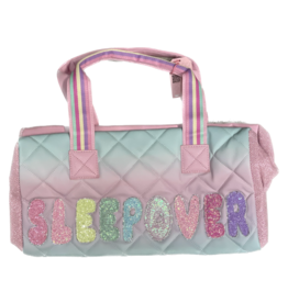 Glam Quilted Large Duffle Bag - Cotton Candy Ombre Sleepover