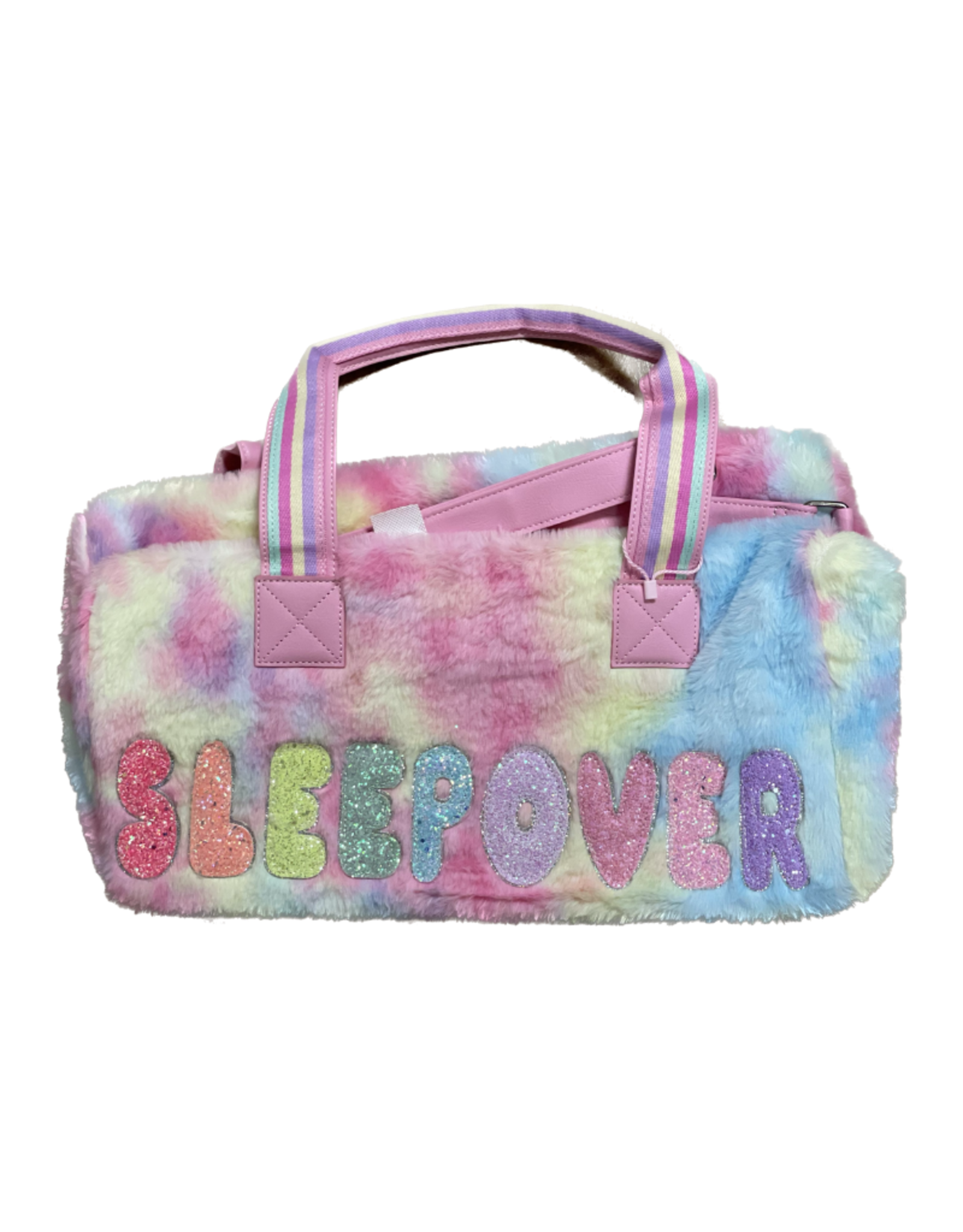 Glam Quilted Large Duffle Bag - Cotton Candy Ombre Sleepover
