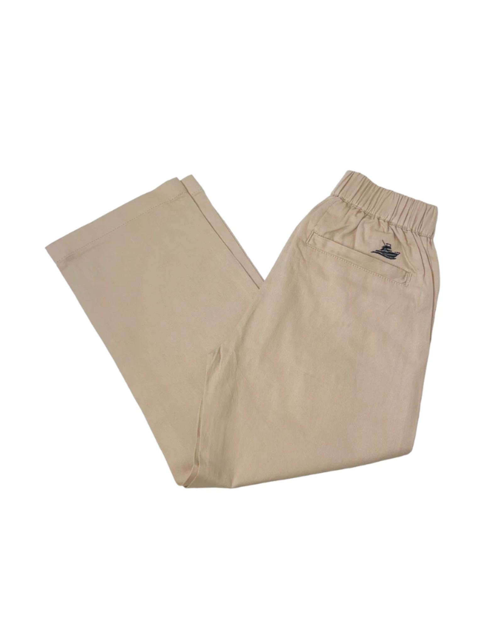 SouthBound Khaki Elastic Pants