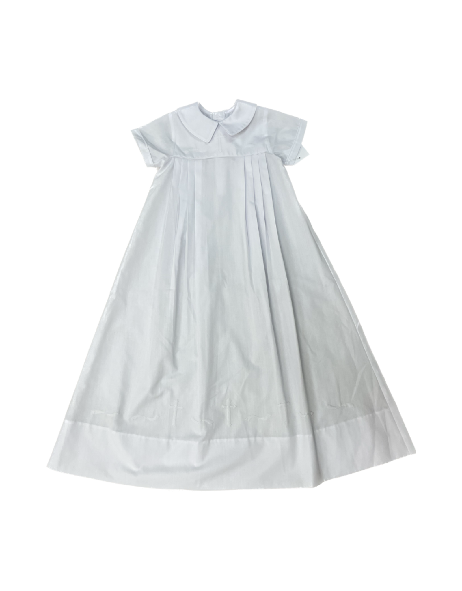 Auraluz Christening Gown Cross Rib