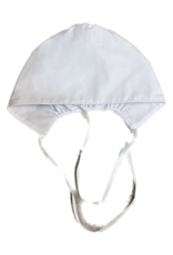 Auraluz White Piped Trim Bonnet