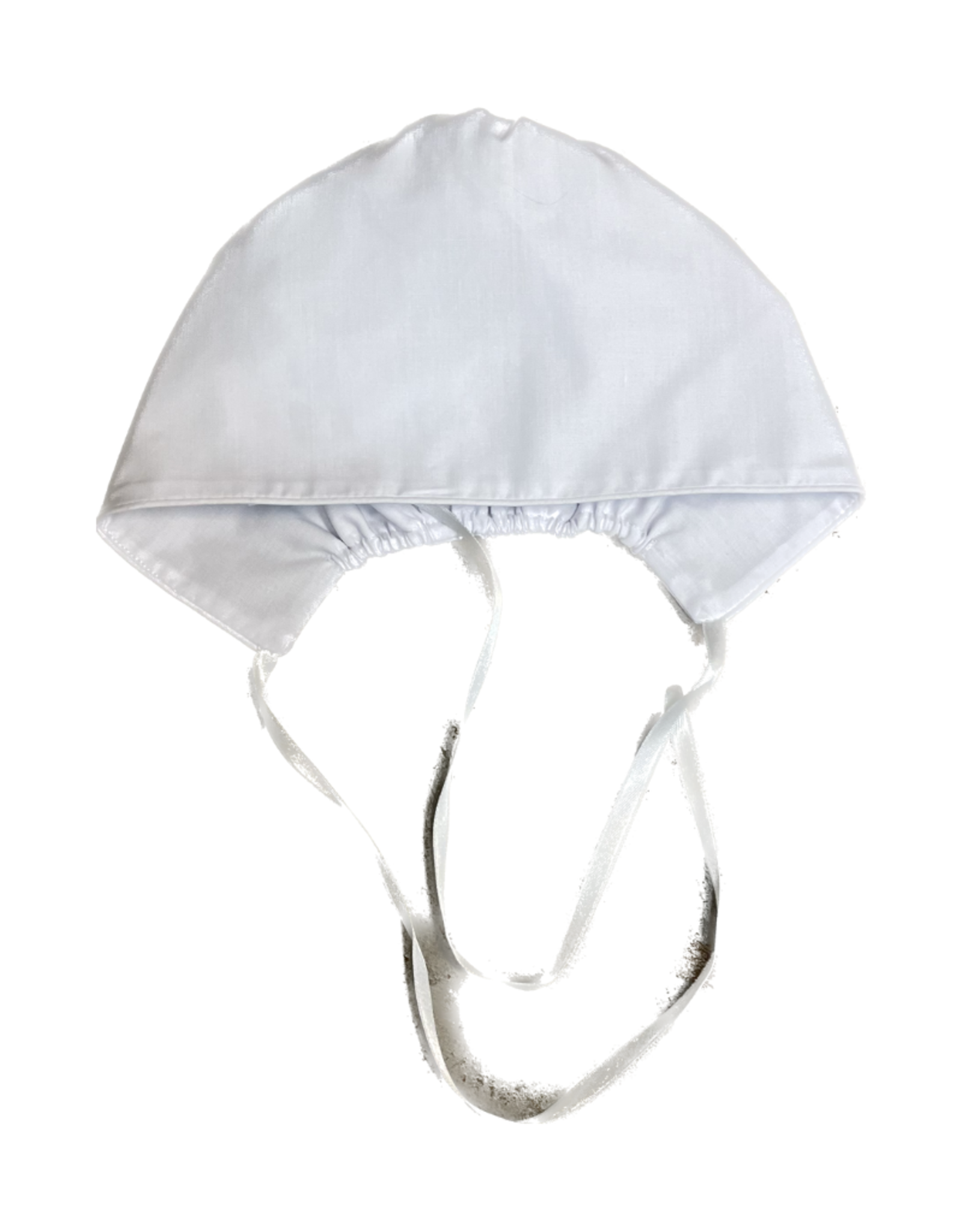 Auraluz White Piped Trim Bonnet