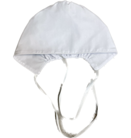 Auraluz White Piped Trim Bonnet