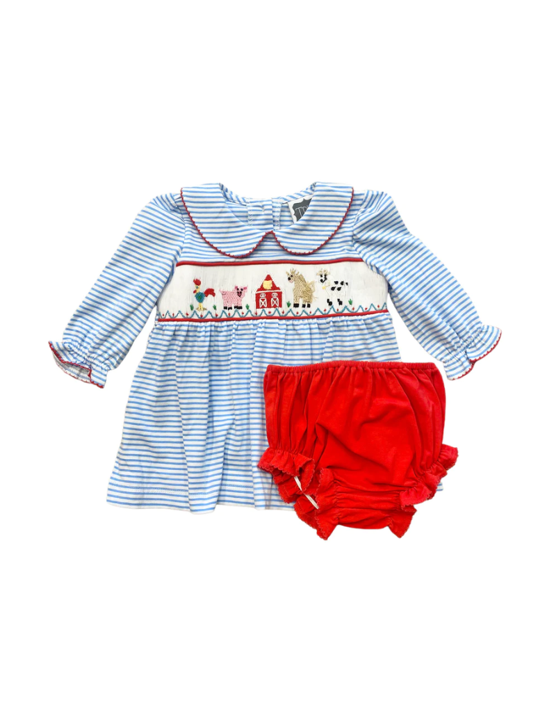 Girls Smocked Bloomer Pyjamas