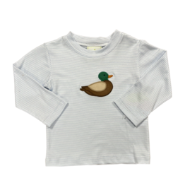 Zuccini Light Blue Stripe Long Sleeve Mallard Tee