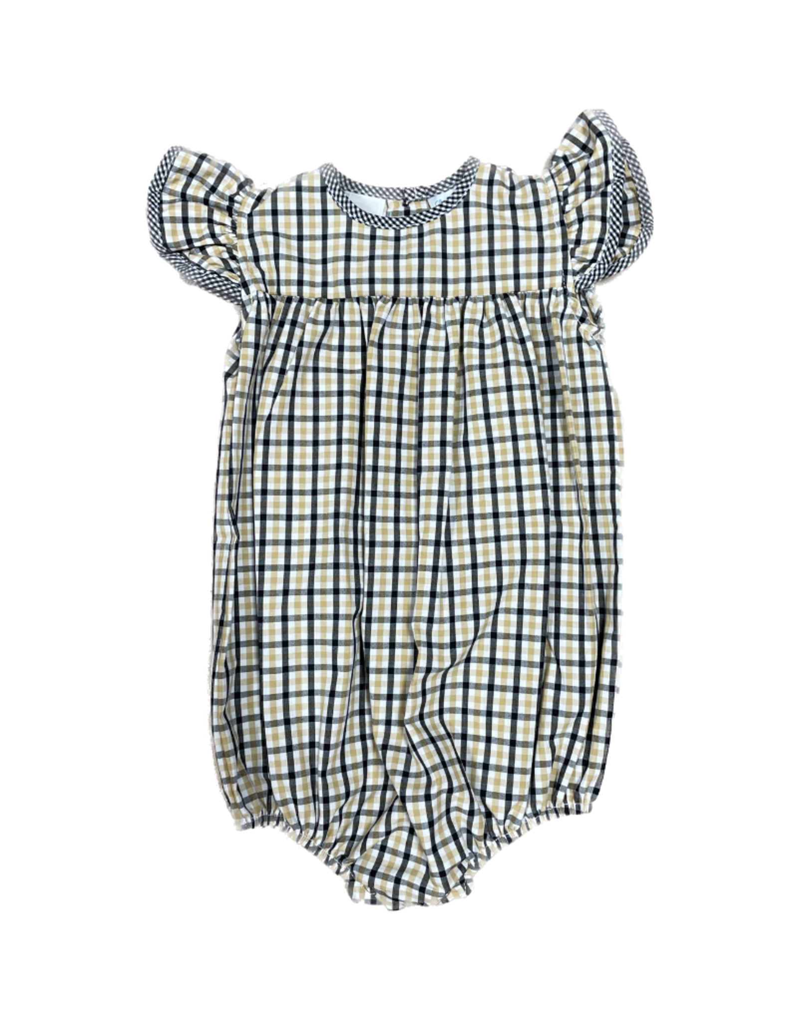 Lulu Bebe LLC Saints Plaid Girl Bubble