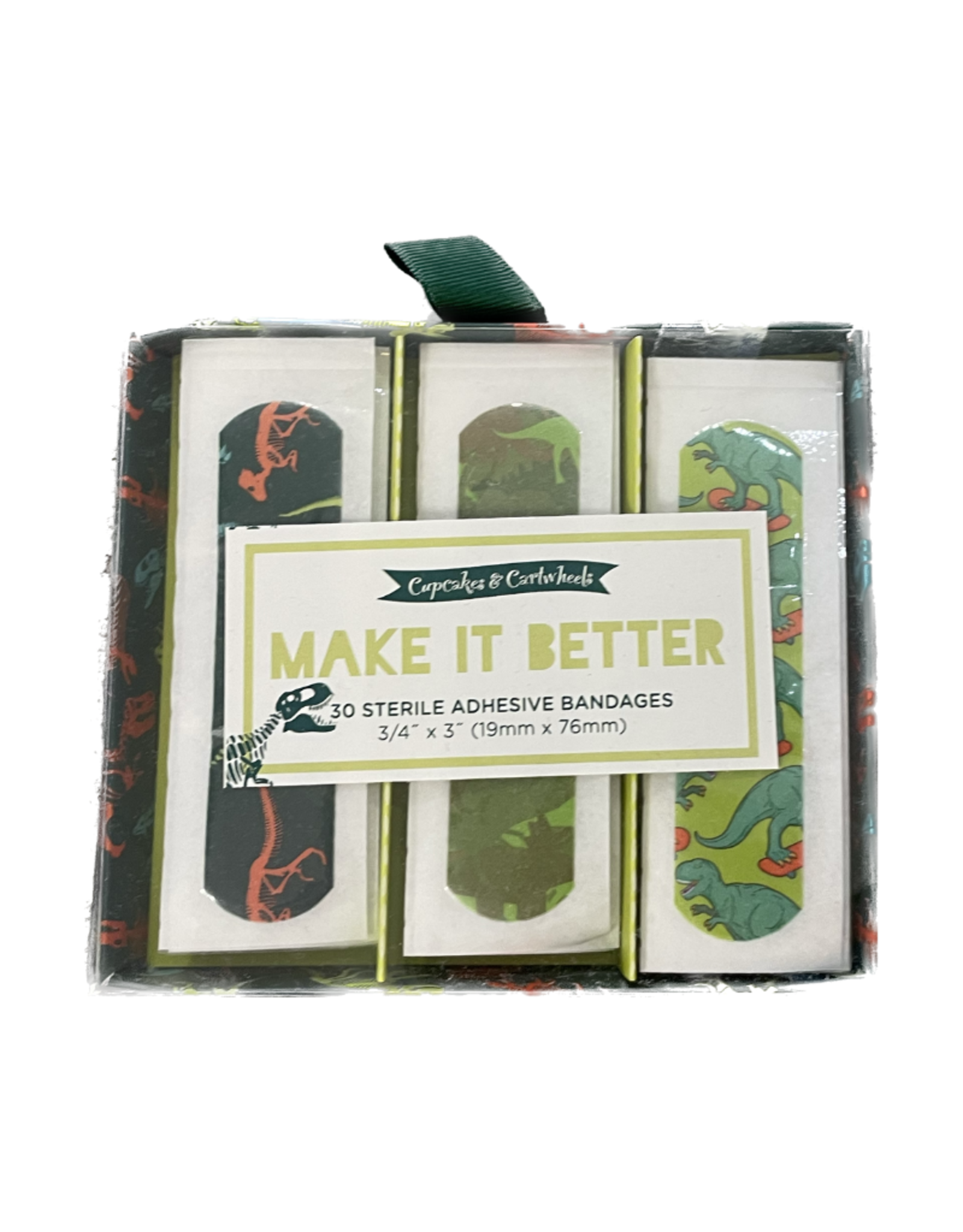 Two's Company Dinosaur Bandages In Gift Box