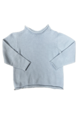 Jersey Rollneck Sweater Blue