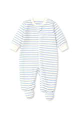 Kissy Kissy Blue Basic Stripe Footie