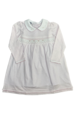 Magnolia Baby Delaney & Dillon Smock Collar LS Toddler Dress Pink