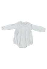 Baby Sen White Knit Boy Long Onesie