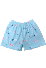 James and Lottie Conrad Shorts in Fish Pima