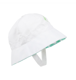 The Beaufort Bonnet Company Henrys Boating Bucket Hat, w/ Sea Island Seafoam Gingham The Beaufort Bonnet Company Henrys Boating Bucket Hat, w/ Sea Island Seafoam Gingham