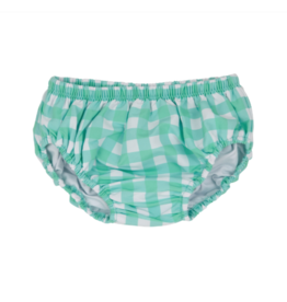 The Beaufort Bonnet Company Beach Bum Cover, Grace Bay Green & Sea Island Seafoam Gingham The Beaufort Bonnet Company Beach Bum Cover, Grace Bay Green & Sea Island Seafoam Gingham