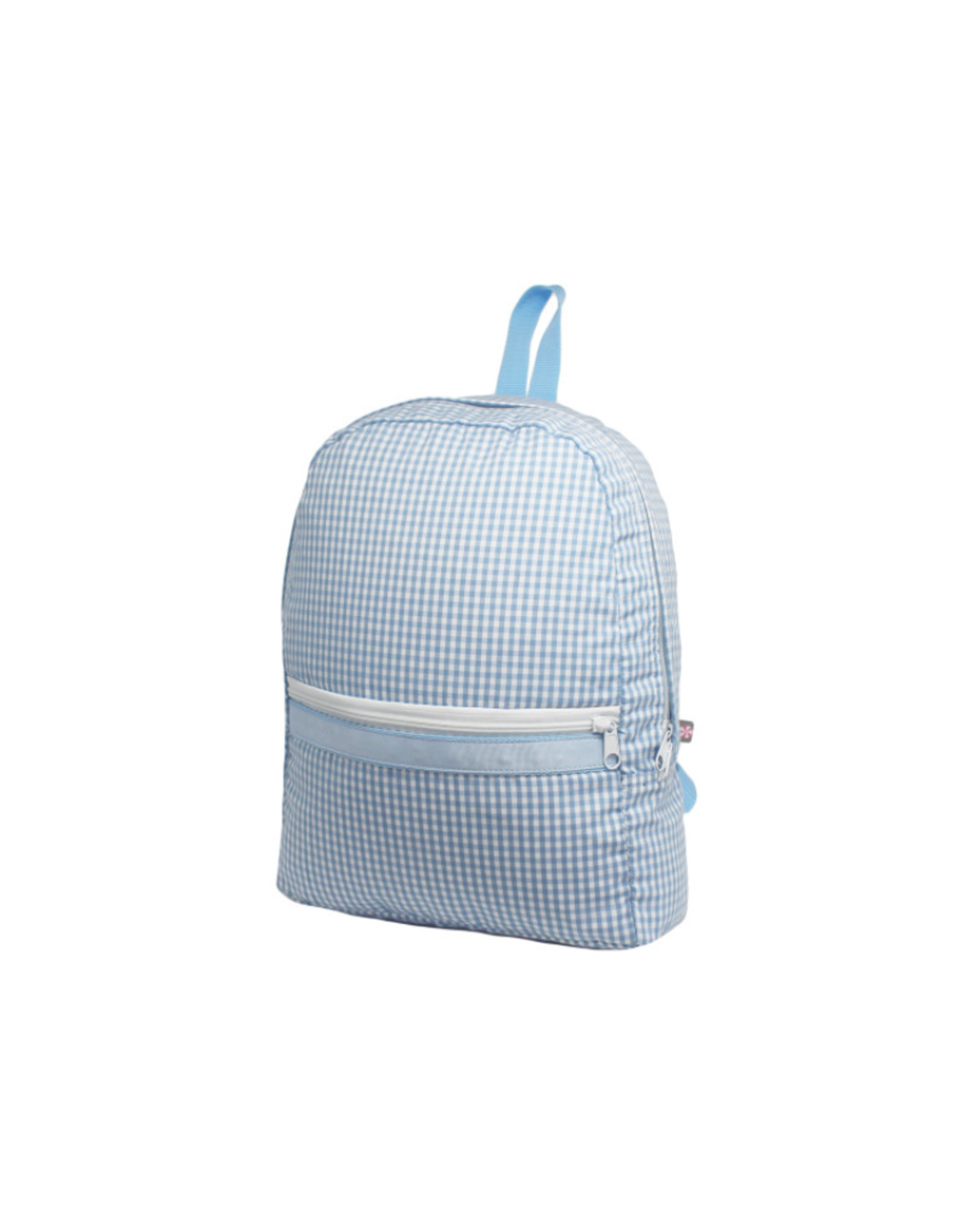 Mint Gingham Medium Backpack