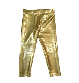 Lulu Bebe LLC Gold Lame Legging