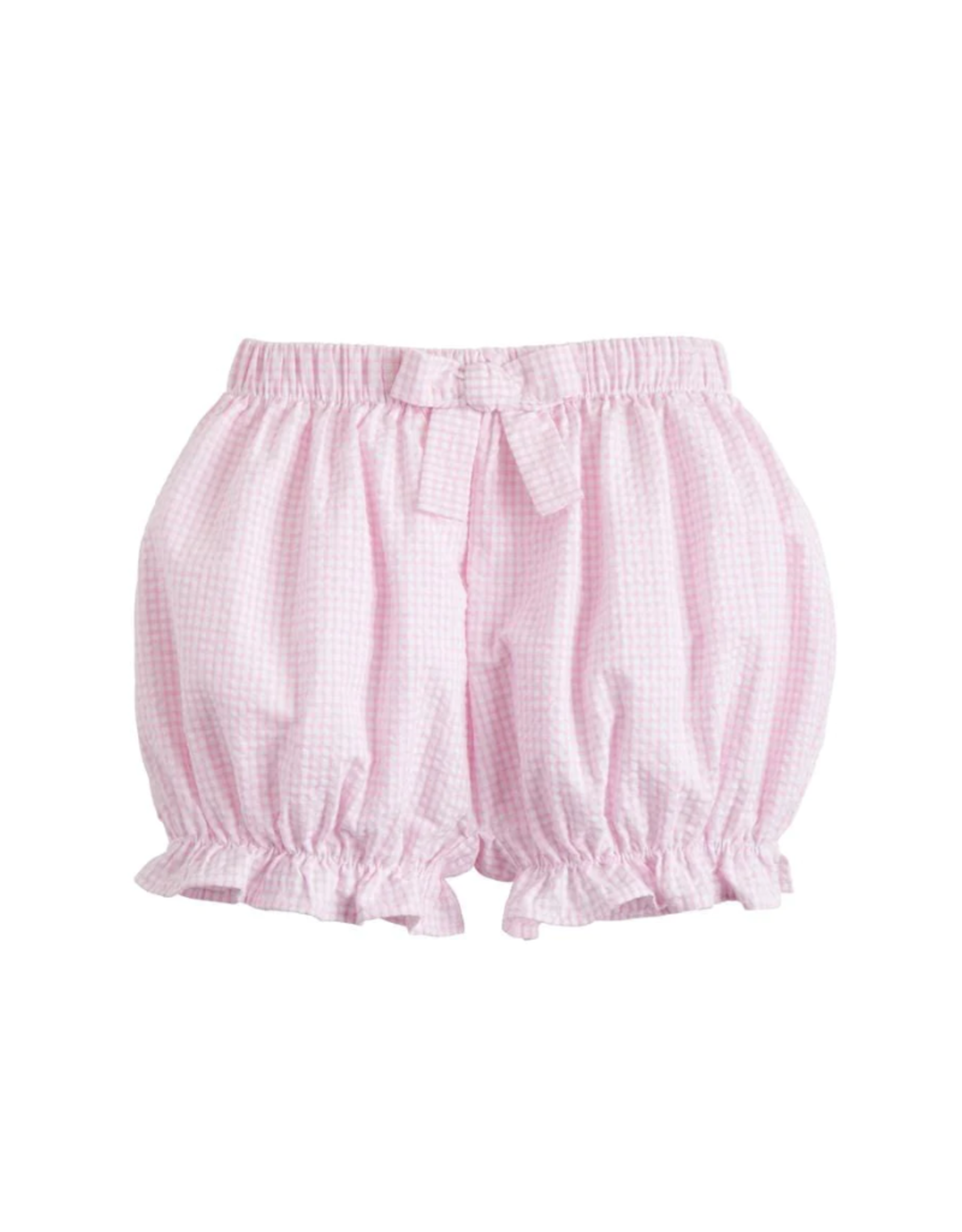 Little English Bow Bloomer Light Pink Gingham