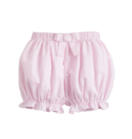 Little English Bow Bloomer Light Pink Gingham