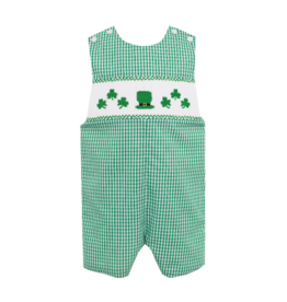 Anavini Green Check Smock Clover Jon Jon