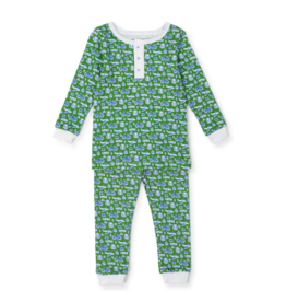 Lila + Hayes Jack Pajama Set, Bon Voyage Green