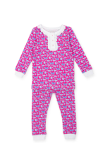 Lila + Hayes Alden Pajama Set, Bon Voyage Pink