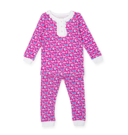 Lila + Hayes Alden Pajama Set, Bon Voyage Pink