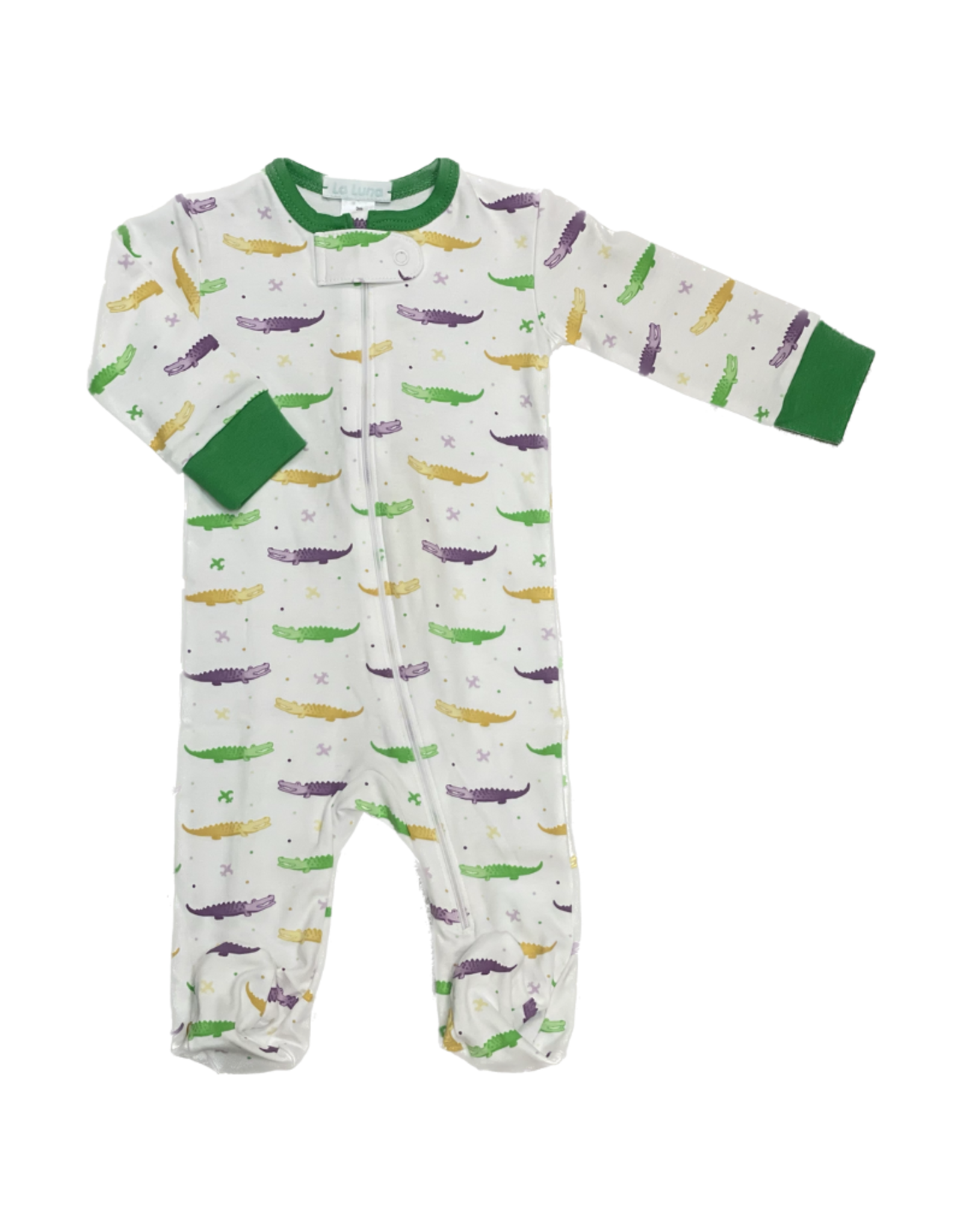 Lulu Bebe LLC MG Gator Boy Footie