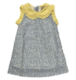 Aspen Claire & Company The Riley Blue Floral Print Dress