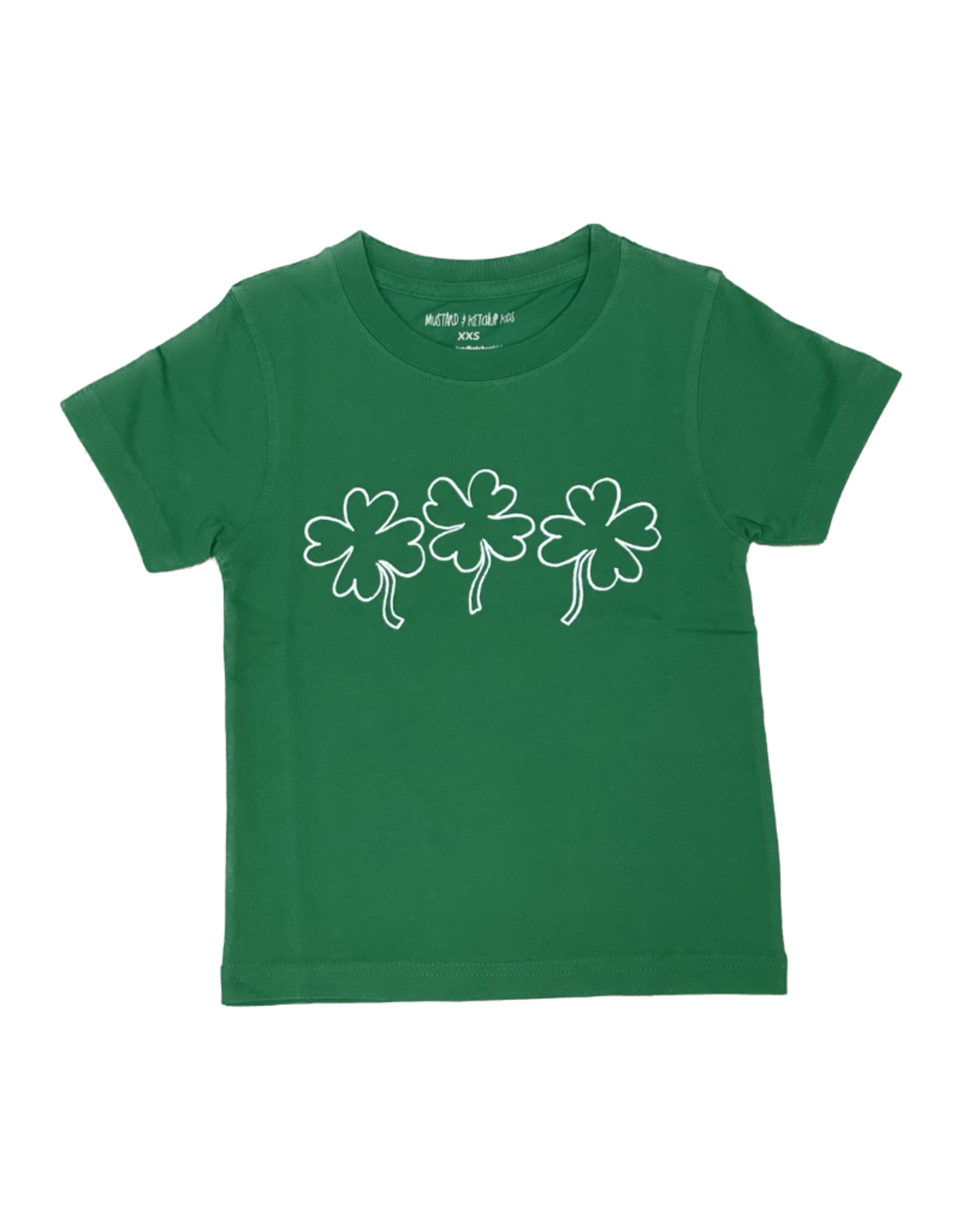 SS Green Shamrock Tee - Mini Macarons Boutique