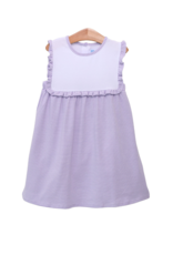 Trotter Street Kids Alice Dress Lavender Stripe