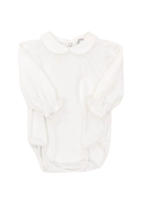 The Bailey Boys Long Sleeve White Knit Girls Peter Pan Onesie