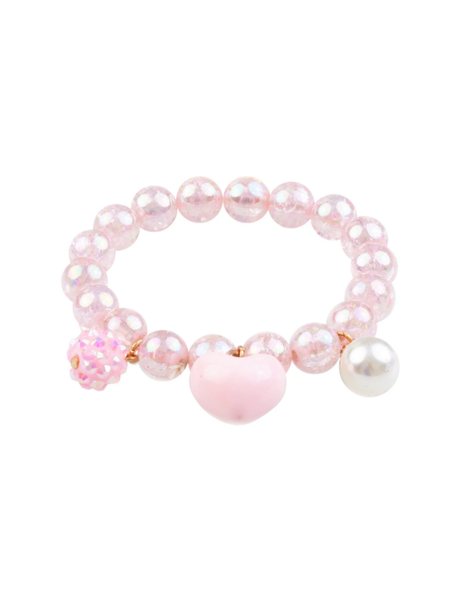 Great Pretenders 3 Pink Heart Bobble Bracelet