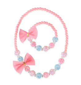 Great Pretenders Think Pink Necklace/Bracelet Set